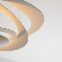 Artemide Pirce Micro Suspension LED White - Closeup