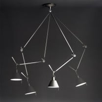 Artemide Tolomeo Decentrata Suspension Positions