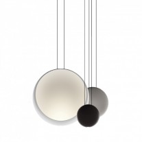 Vibia Cosmos Cluster LED Pendant Light Grey, White and Chocolate