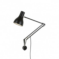 Anglepoise Type 75 Lamp with Wall Bracket Jet Black