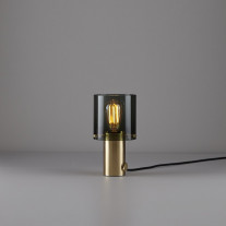 Original BTC Walter Table Lamp Size 1 Brass/Anthracite