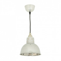 Original BTC Spun Reflector Pendant Aluminium Cord Grip