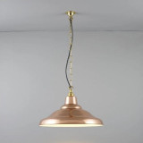 Original BTC School Pendant Polished Copper