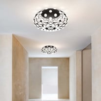 Luceplan Mesh Ceiling Light in Hallway