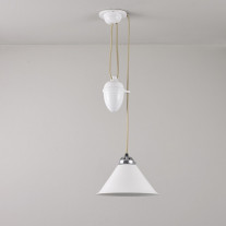 Original BTC Cobb Pendant Light Small/Rise and Fall Off 