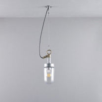 Original BTC Well Glass Pendant Clear Off