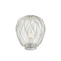Fontana Arte Pinecone Table Lamp Medium Transparent Chrome