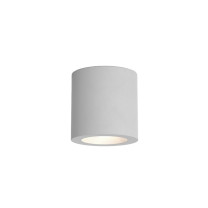 Astro Kos II Round Exterior Ceiling Light Textured Grey