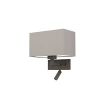 Astro Park Lane Reader LED Wall Light Rectangle 285 Putty