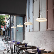 Bover Marietta Outdoor LED Pendant in Dining Area