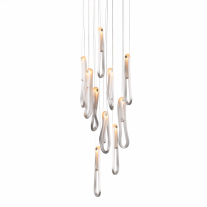 Bocci 87 Series Chandelier 11 Lights Round Ceiling Canopy