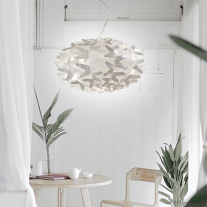 Slamp Cactus Suspension in Dining Area