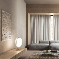 KDLN Lanna Table Lamp Brass in Living Room