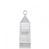 Kartell Lantern LED Portable Table Lamp Crystal