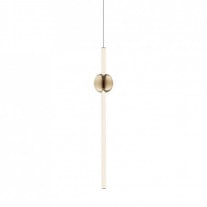 Lee Broom Orion Tube Light  LED Suspension Gold Vertical