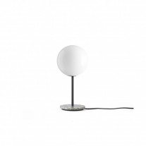 Audo Copenhagen TR Bulb Table Lamp Grey Marble / Shiny Opal Shade