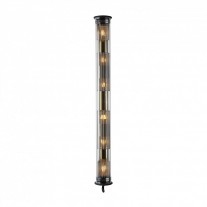 DCW éditions In The Tube 120-1300 Wall Light Silver Diffusers / Gold Reflector / Black Stoppers