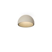Vibia Duo Ceiling Dome LED Light Small Cream Oak