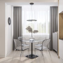 Axolight Kwic LED Suspension Light Above Dining Table