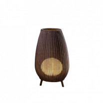 Bover Amphora 01 LED Floor Lamp (Rattan Brown)