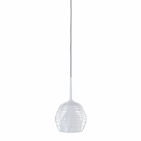 Diesel Living with Lodes Cage Pendant Small White Cage/White Diffuser