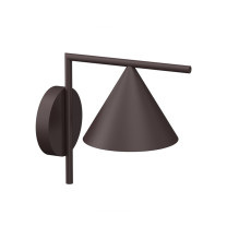 Flos Captain Flint Outdoor LED Wall Light Deep Brown