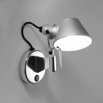 Artemide Tolomeo Faretto Wall light Micro Without Switch With Switch