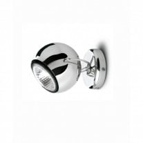 Fabbian Beluga Single Wall/Ceiling Light - Steel