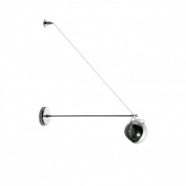 Fabbian Beluga Arm Wall Light - Steel