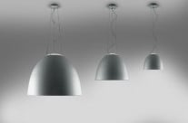 Artemide Nur Pendant Light Nur Aluminium Grery