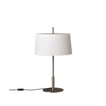 Santa & Cole Diana Table Lamp Satin Nickel