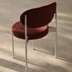 Verpan Series 430 Chair Red Brass Frame