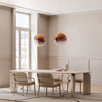 Mandarin Orange Lodes Non Random LED Pendants