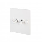 Buster + Punch 2G Toggle Switch White