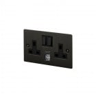 Buster and Punch 2G USB Socket Smoked Bronze