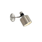 Bert Frank Riddle Single Wall Light Satin Nickel