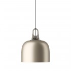 Lodes JIM Bell Pendant Grey Hook/Matte Champagne Diffuser