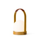 Audo Copenhagen Carrie Leather LED Portable Lamp - Golden Brown