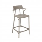 Kartell A.I. Stool 99cm Grey