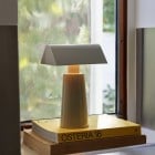 &Tradition Caret Portable Table Lamp Silky Grey