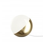 Louis Poulsen VL Studio Floor/Table Lamp Medium Ø250 Brushed Brass