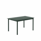 Muuto Linear Steel Table Small Dark Green