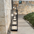 Karman Abachina LED Outdoor Floor Lamp Black