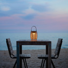 Bover Tanit LED Portable Lamp in a Dining Setting