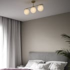 Nordlux Grant Triple Ceiling Light Brass