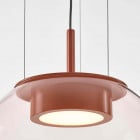 Close Up of Large Brokis Orbis LED Pendant Light in Pink