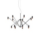 Marset The W LED Suspension Black Terracotta 2