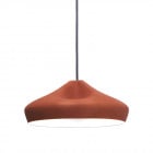 Marset Pleat Box 36 Pendant - Terracotta White