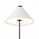 Close Up of White New Works Brolly Portable LED Table Lamp