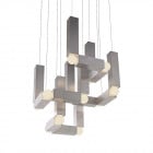 Lee Broom Vesper LED Suspension - Quatro/Silver